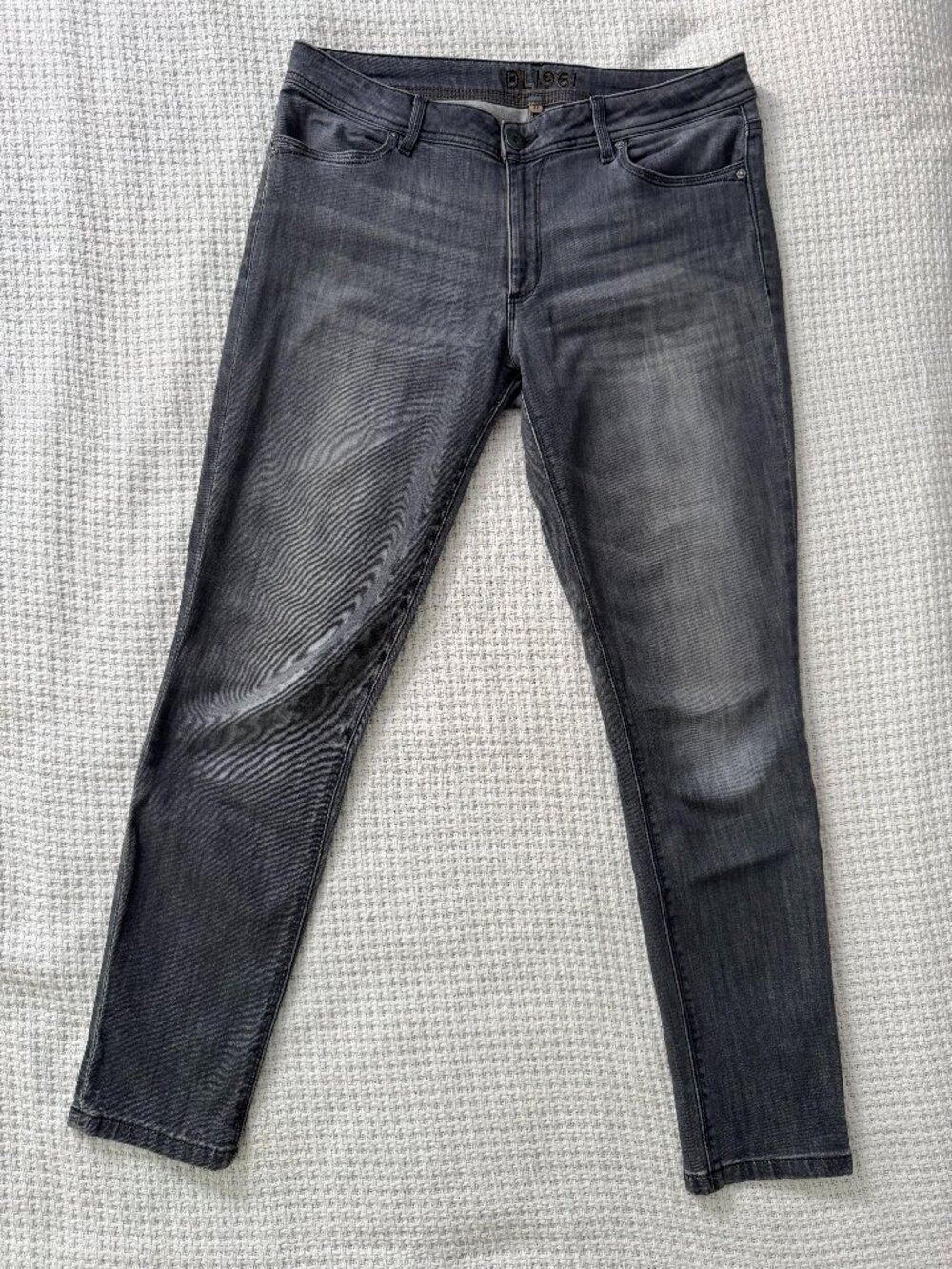 DL1961 Emma Legging Skinny Jeans 31 Gray Wash 28" Inseam